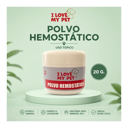 Polvo hemostático de uso tópico – 20 g